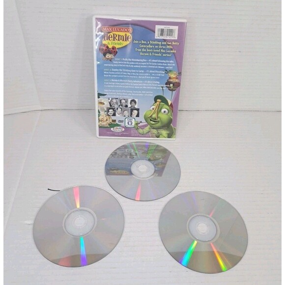 Max Lucado Hermie & Friends A Bug Collection Vol 2 DVD 3 Disc Set Pre-Owned - Picture 2 of 2